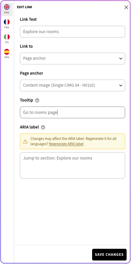 Link panel