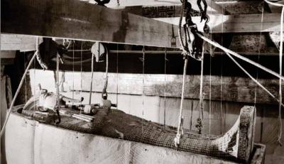 Per separar el segon taut del primer es varen necessitar diversos punts de subjeccio