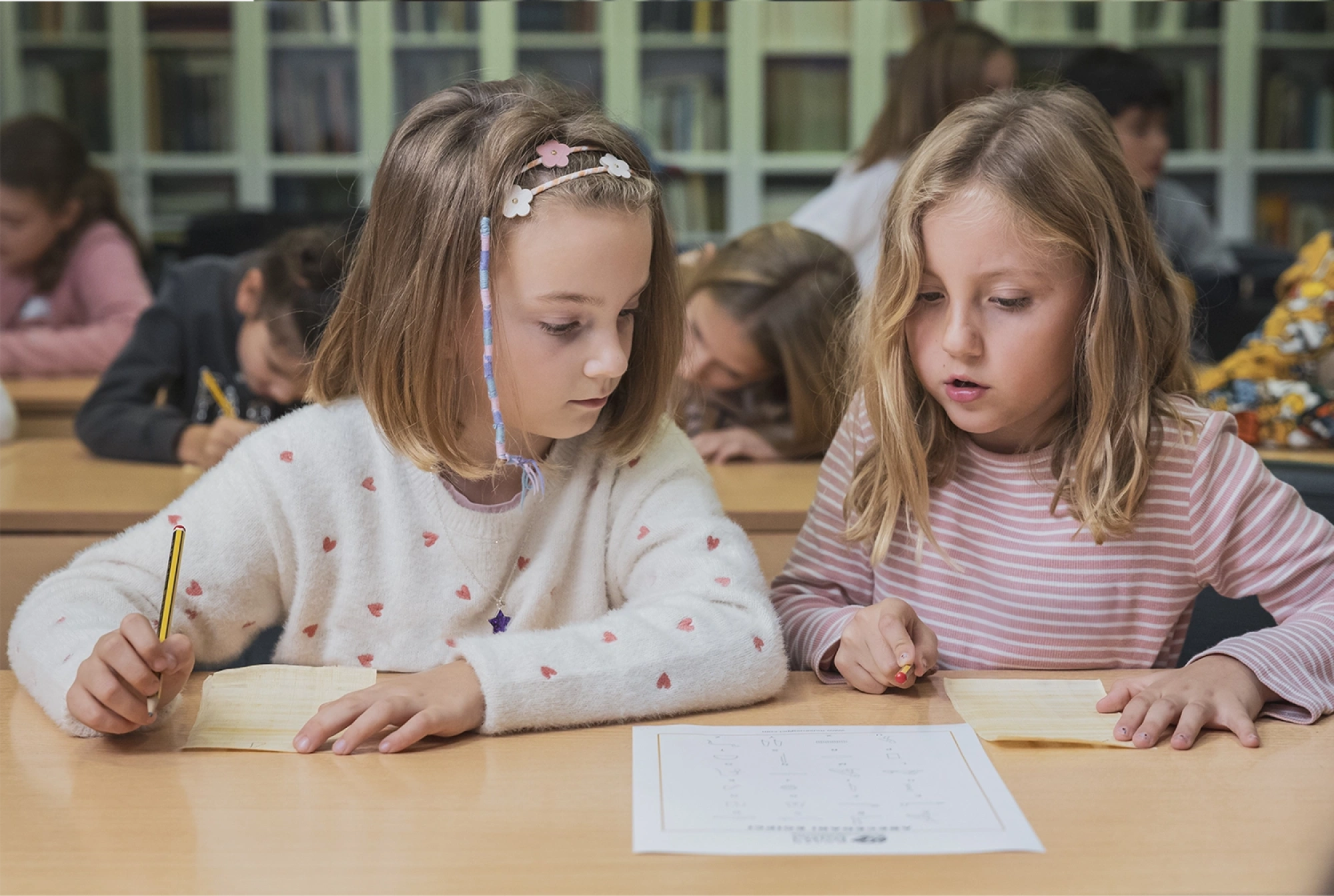 Taller de jeroglíficos escolar en el Museo Egipcio de Barcelona