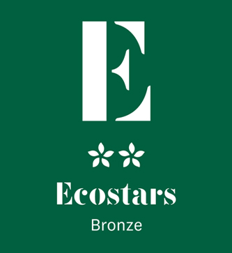 El logotipo de Ecostar’s Bronze aparece sobre un fondo verde.