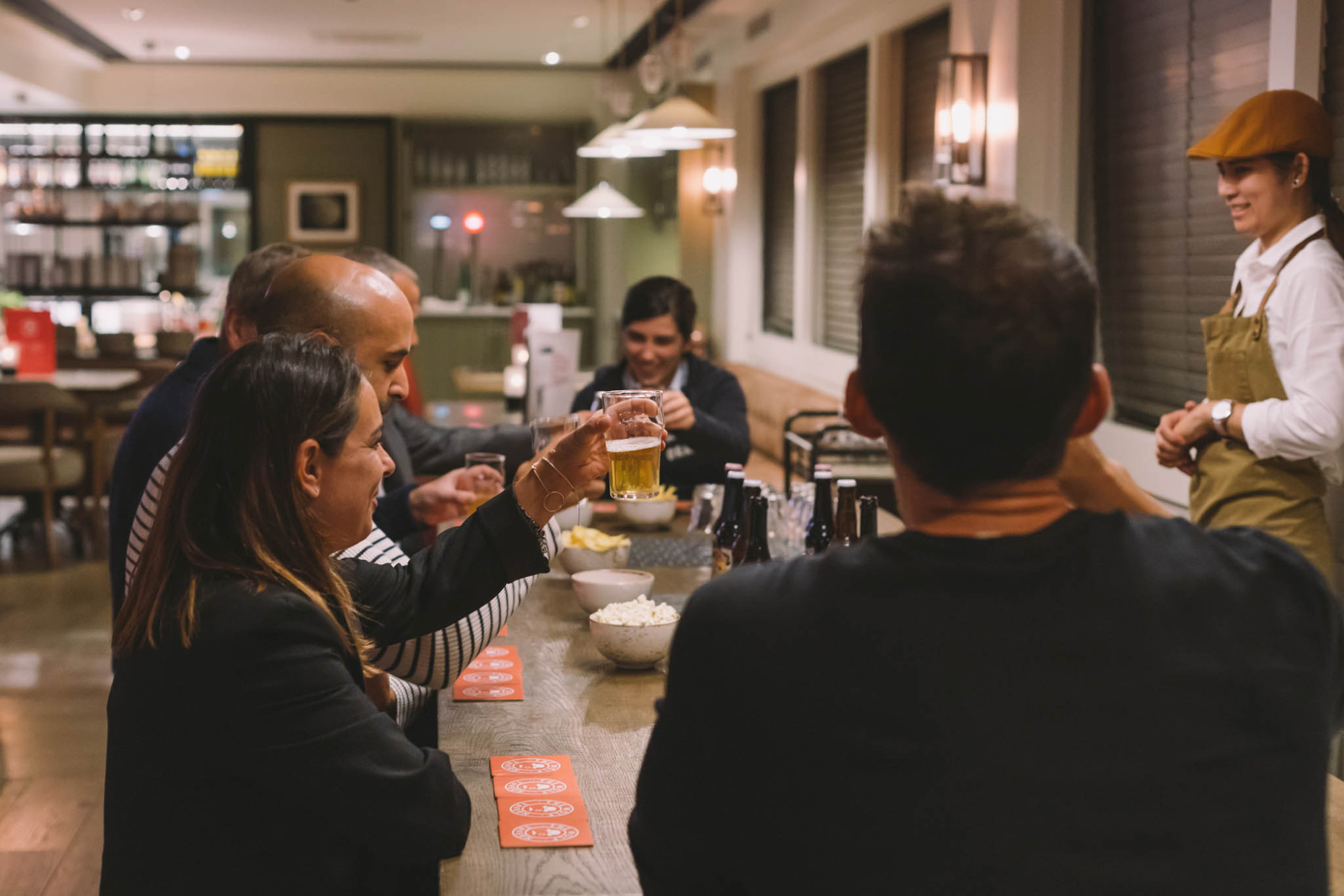 Cata de cervezas en Hotel Barcelona Universal